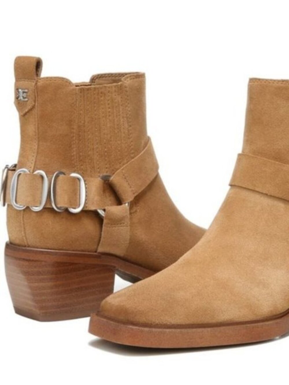 Sam Edelman Bellamie Boots Suede Harness Western